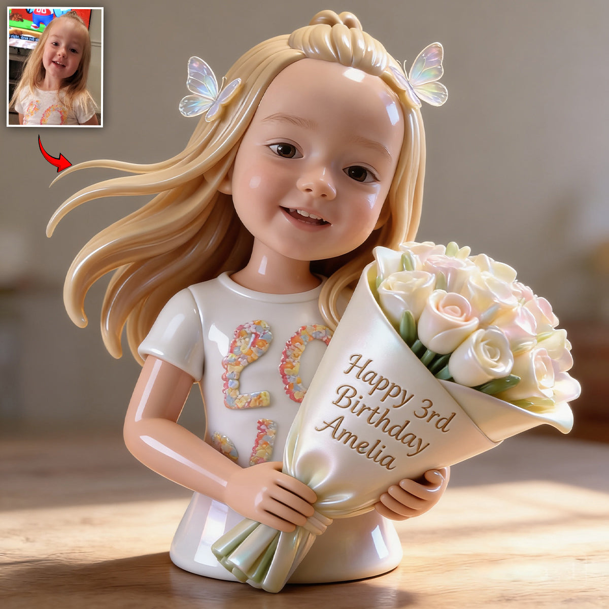 Photo Personnalisée - Plaque Acrylique Enfant Sur Mesure