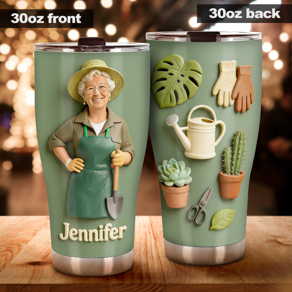 Gobelet de jardinage personnalisé à partir de n'importe quelle photo