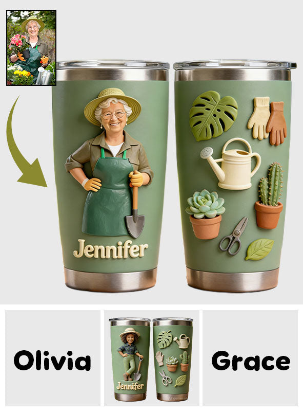 Gobelet de jardinage personnalisé à partir de n'importe quelle photo