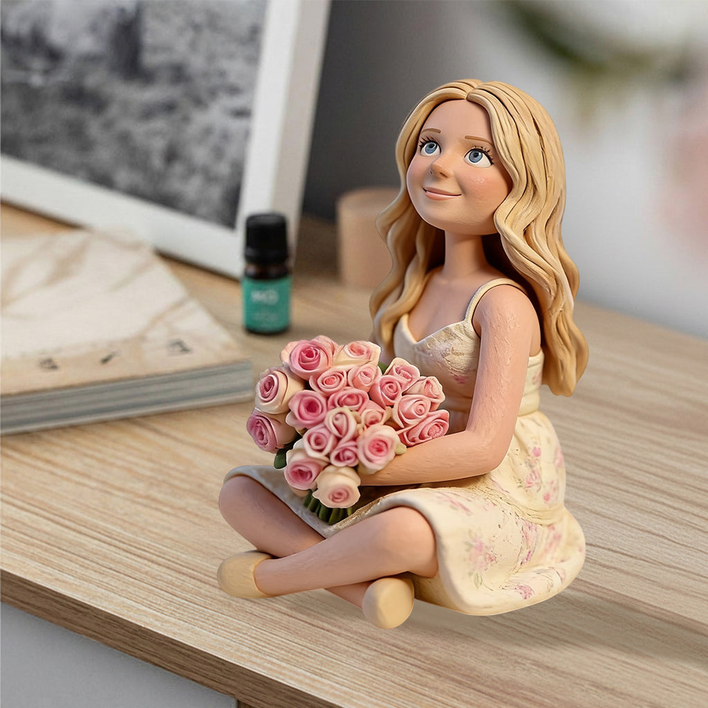 Photo Personnalisée - Figurine 3D Premium de Jardinage