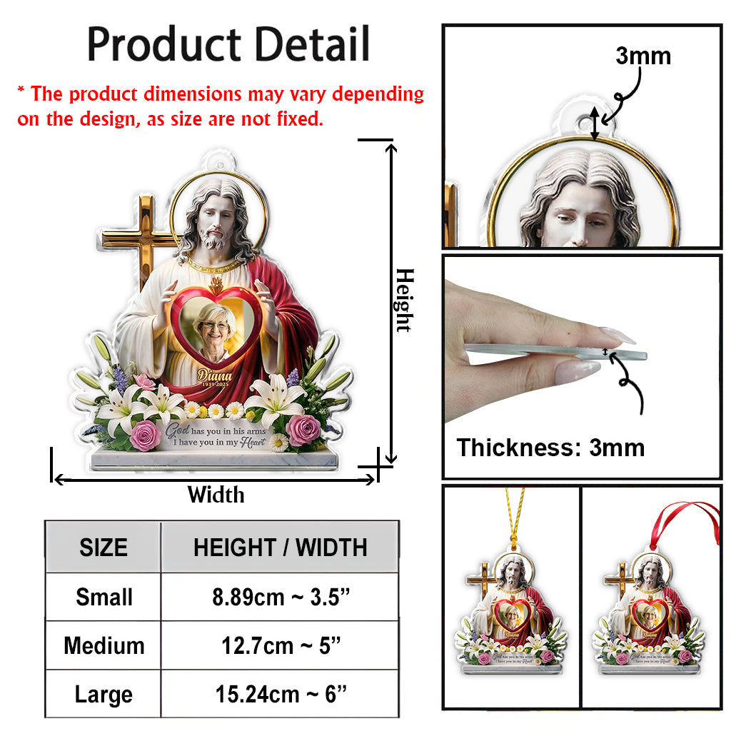 Sacré-Cœur de Jésus - Ornement commémoratif personnalisé