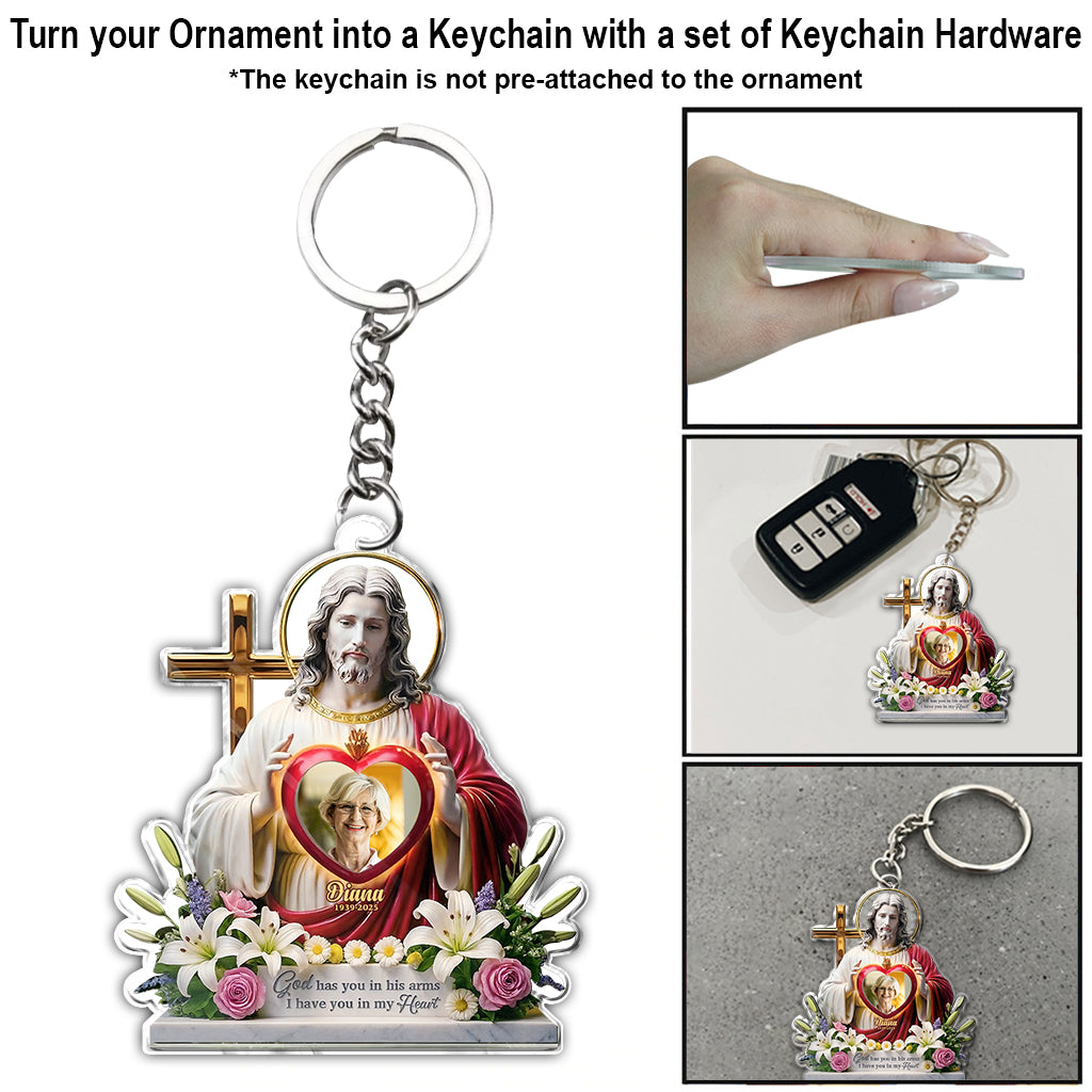 Sacré-Cœur de Jésus - Ornement commémoratif personnalisé