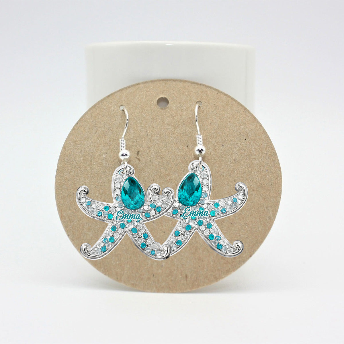 Beach Lovin' Girl - Personalized Sea Lover Earrings