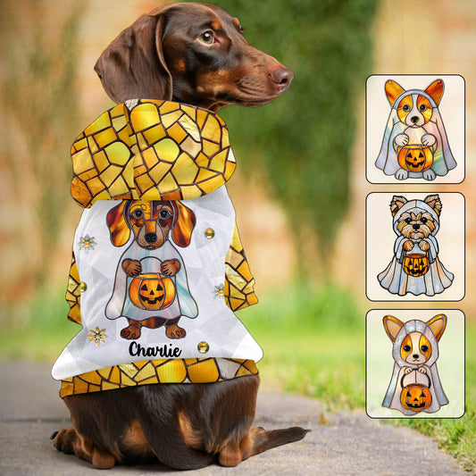 Hello Fall - Personalized Dog Pet Hoodie