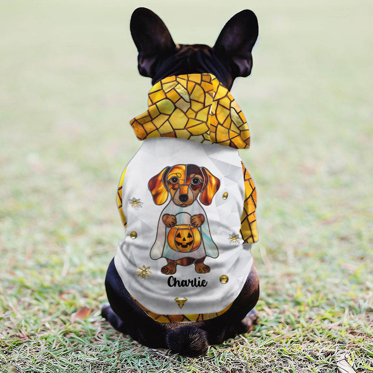 Hello Fall - Personalized Dog Pet Hoodie