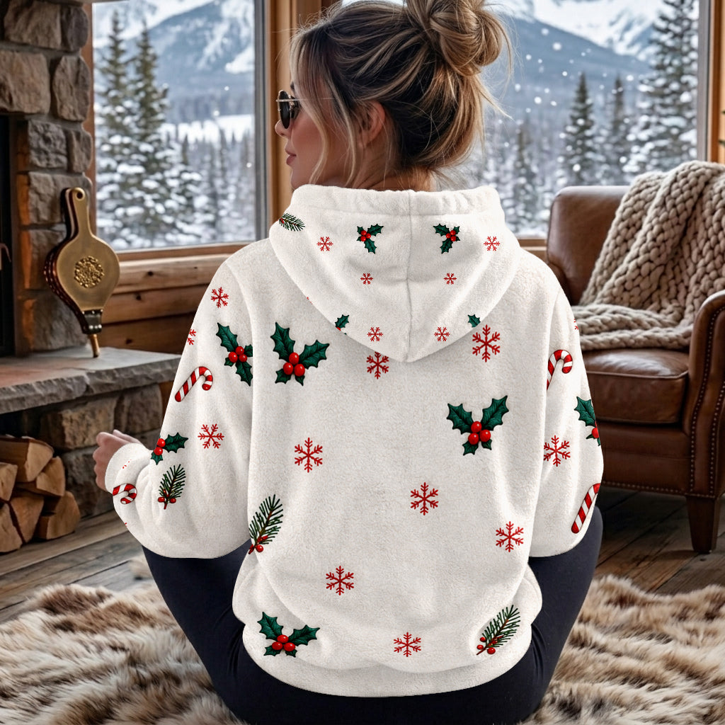 Joyeux Noël - Sweat à Capuche Enfant Personnalisé