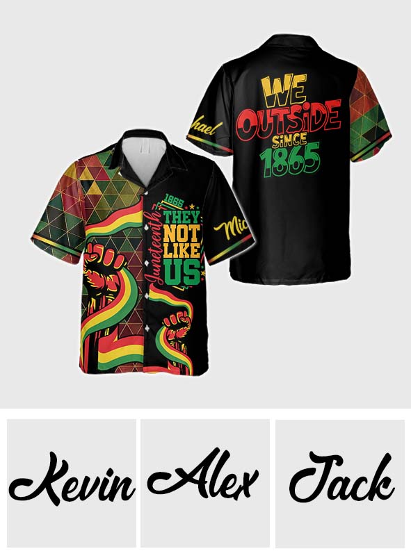 Free-ish They Not Like Us - Personalized Juneteenth Hawaiian Shirt