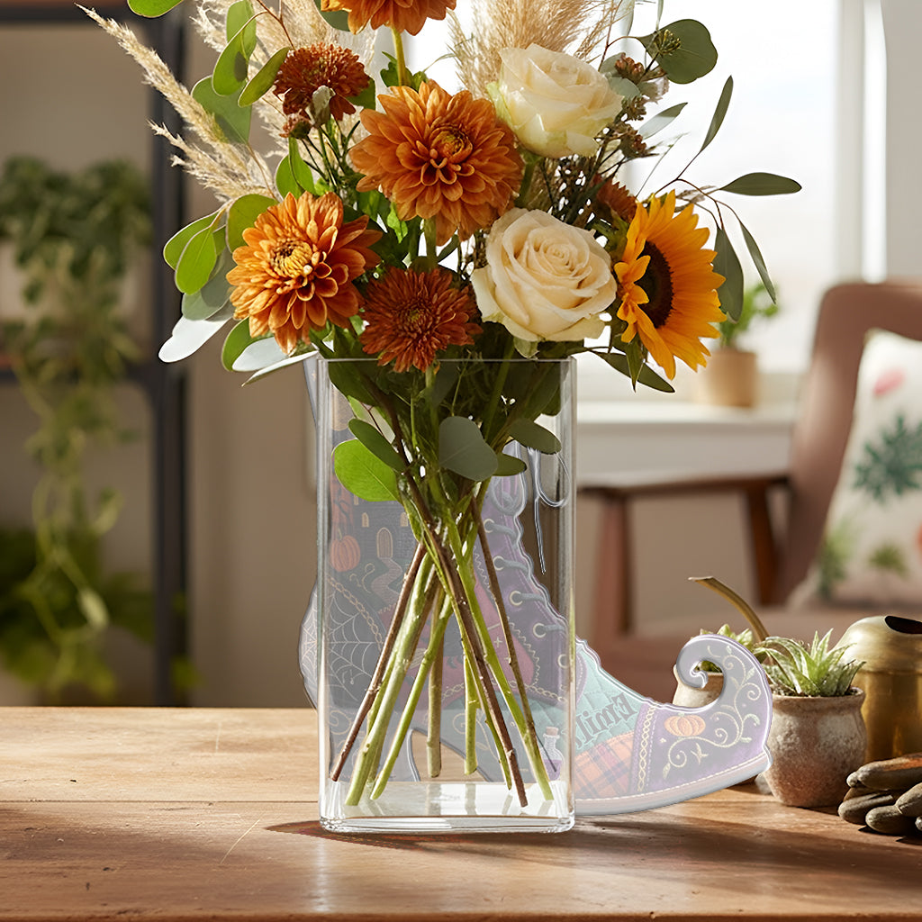 Halloween Season - Personalized Witch Acrylic Pot