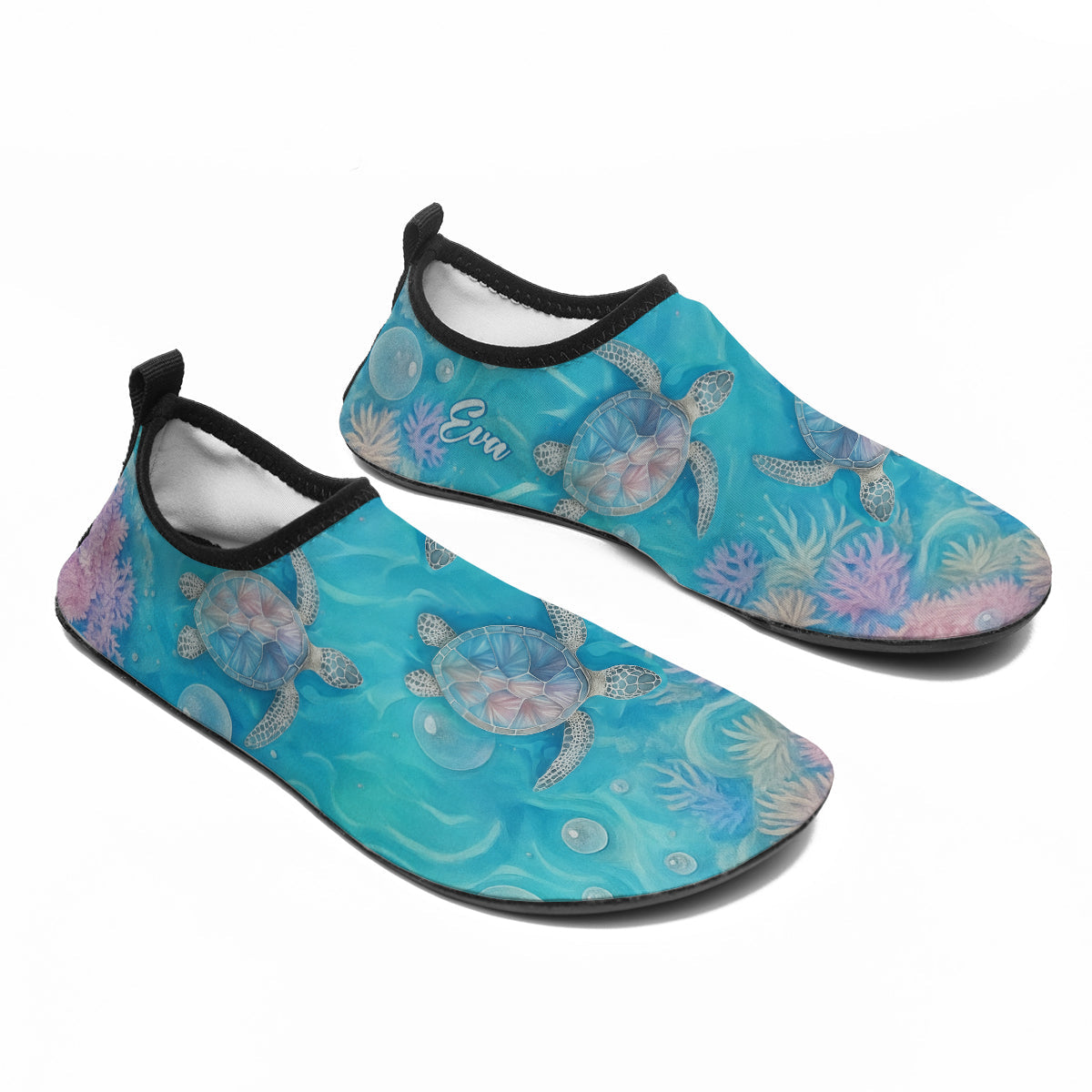 Love Turtles - Personalized Turtle Water Shoes