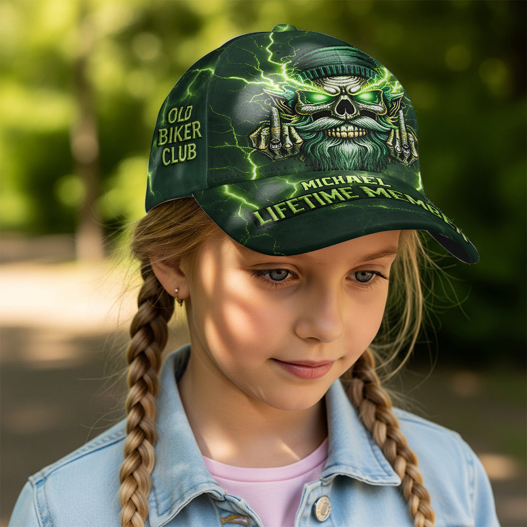 Club des vieux motards - Casquette de motard classique personnalisée