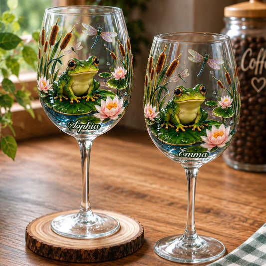 Chaque Gorgée Se Sent Plus Proche De La Nature - Verre À Vin Personnalisé Avec Long Pied
