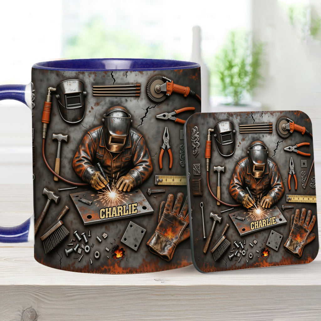 Mug personnalisé « Soudeur Solide »