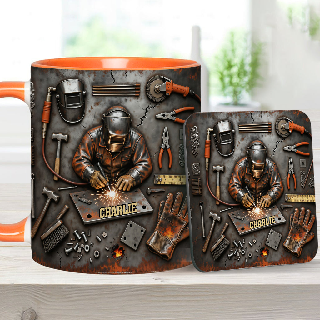 Mug personnalisé « Soudeur Solide »