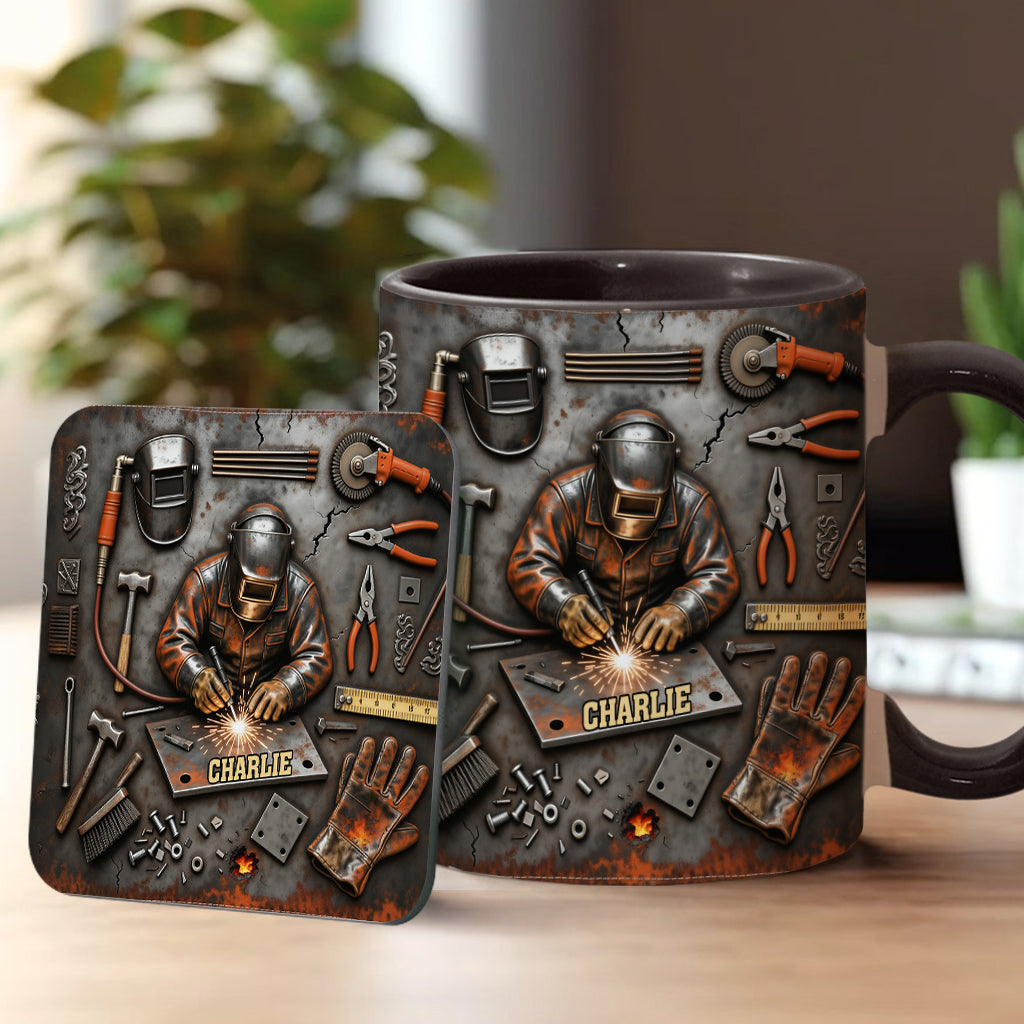 Mug personnalisé « Soudeur Solide »