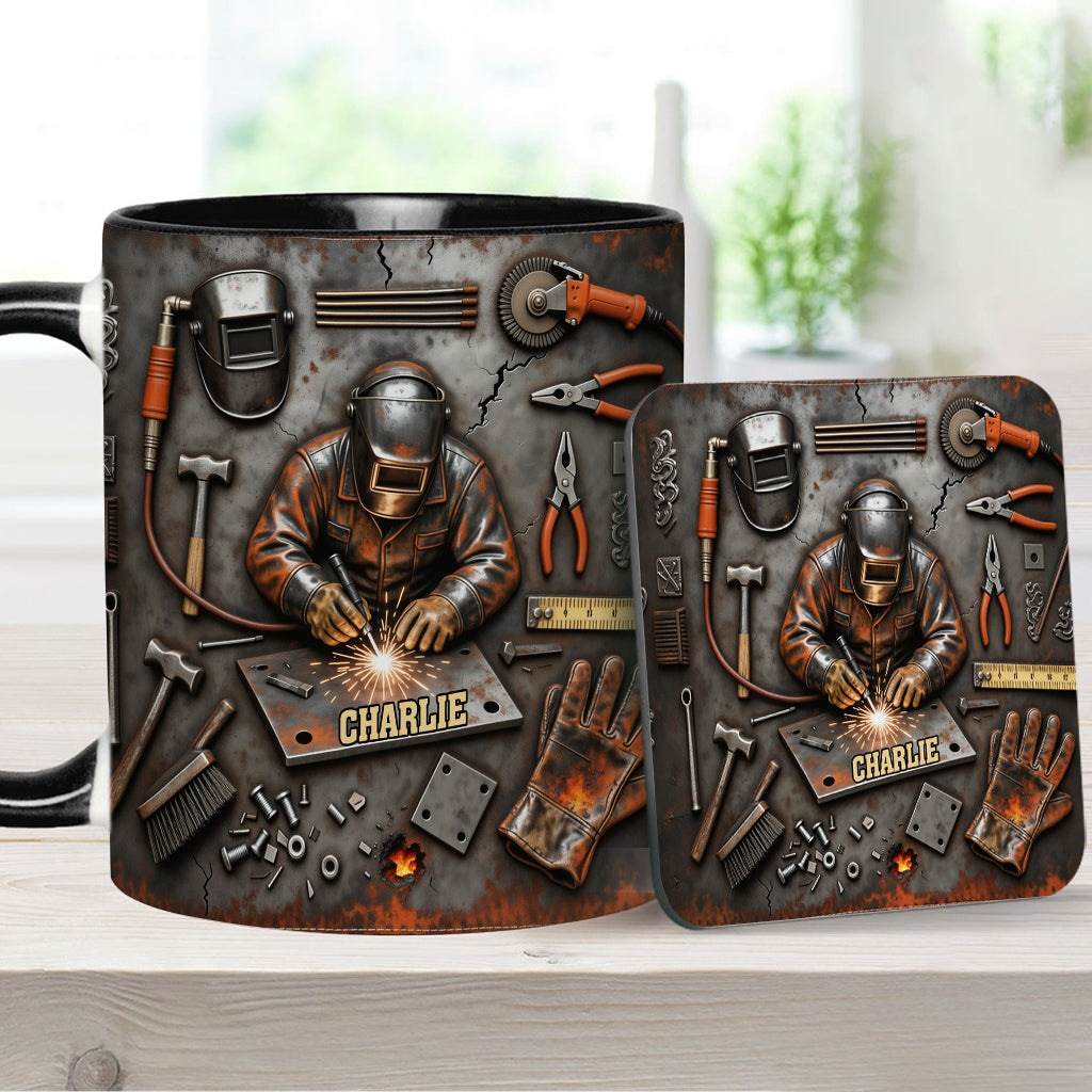 Mug personnalisé « Soudeur Solide »
