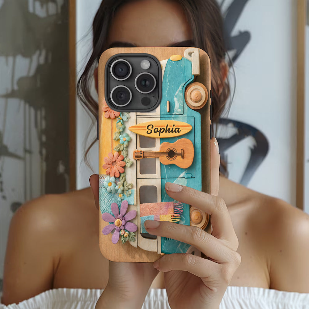 Hippie Soul - Personalized Hippie Full Print Phone Case