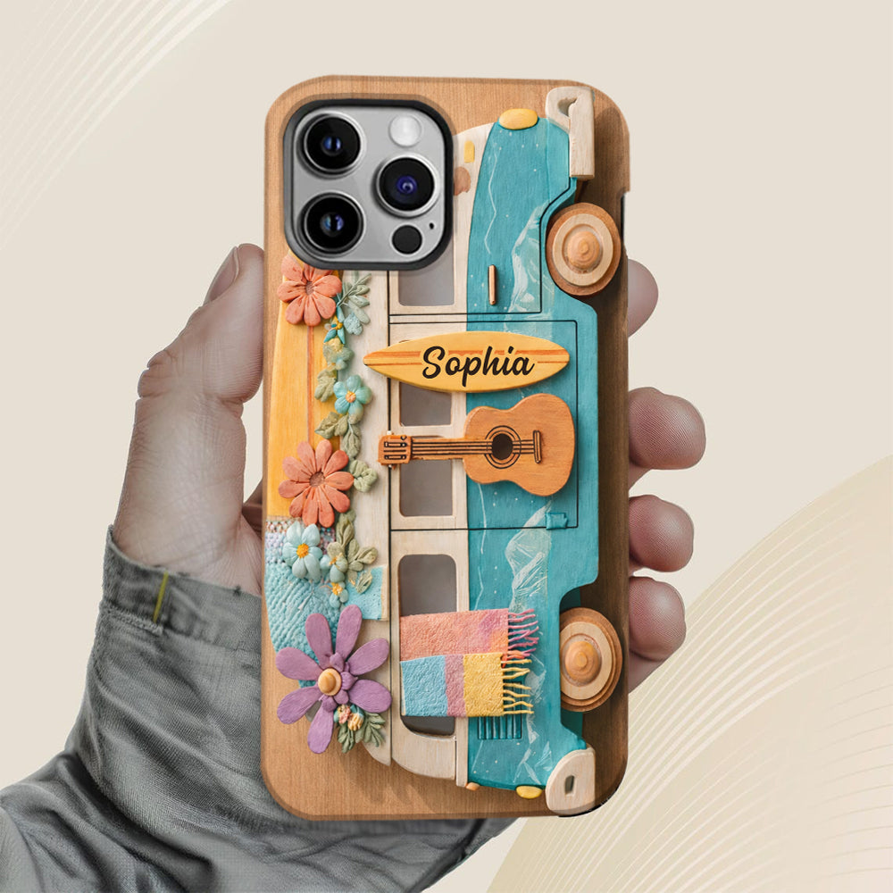 Hippie Soul - Personalized Hippie Full Print Phone Case