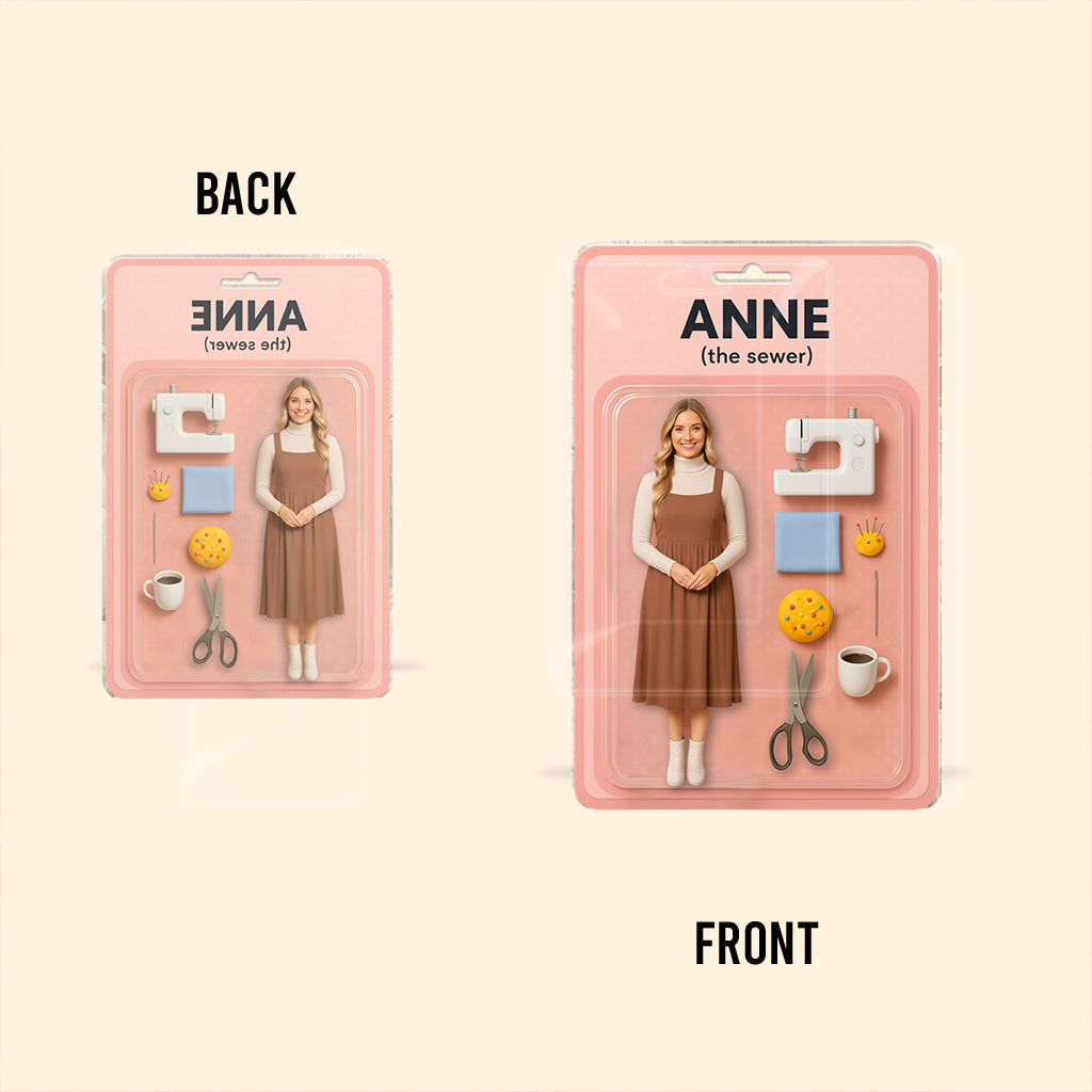 Custom Figure From Photo - Personalized Sewing Custom Shaped Acrylic Plaque