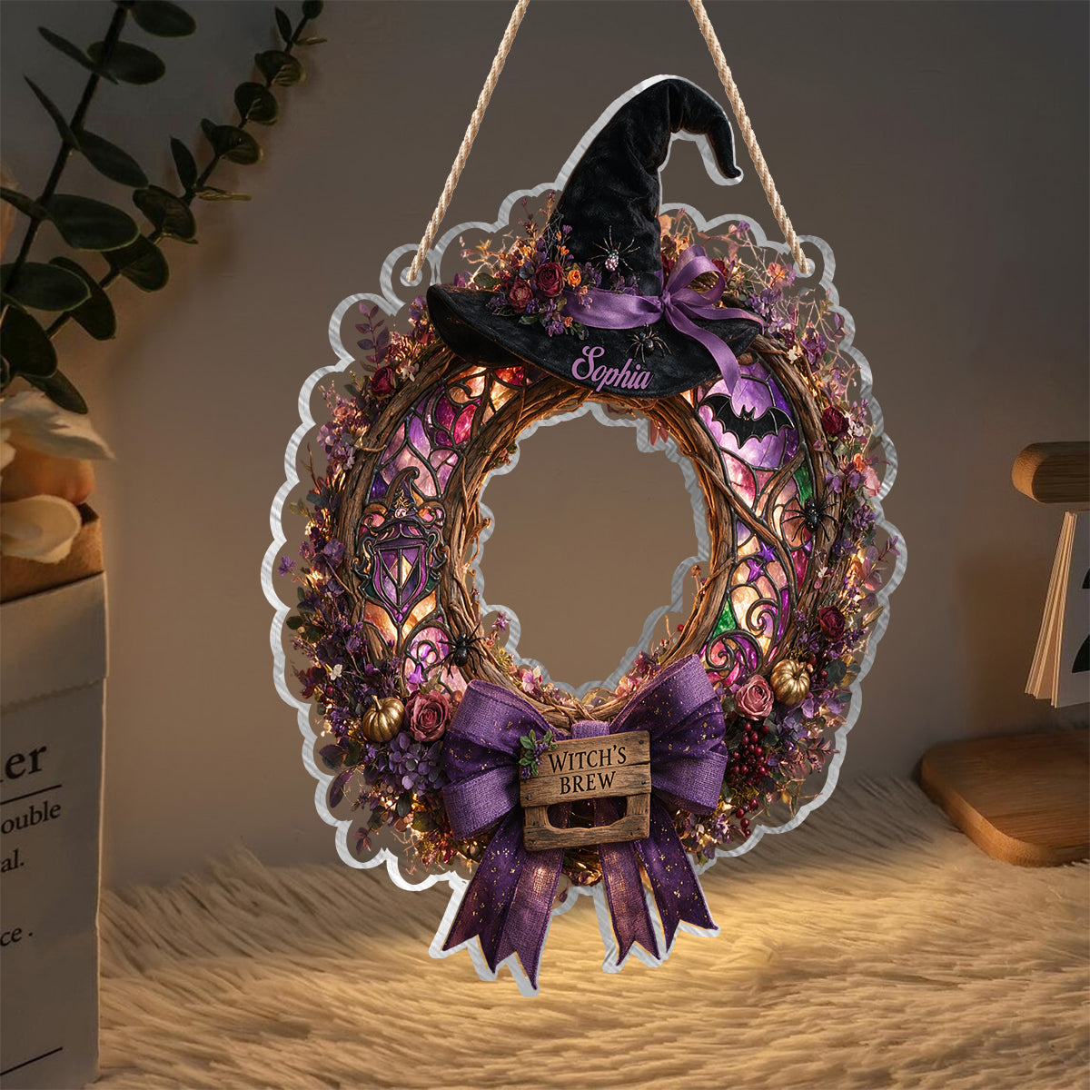 Magie Pratique - Enseigne en Acrylique LED Personnalisée