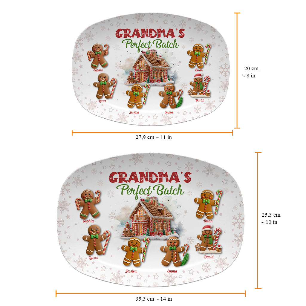 Assiette personnalisée « Le lot parfait de grand-mère »