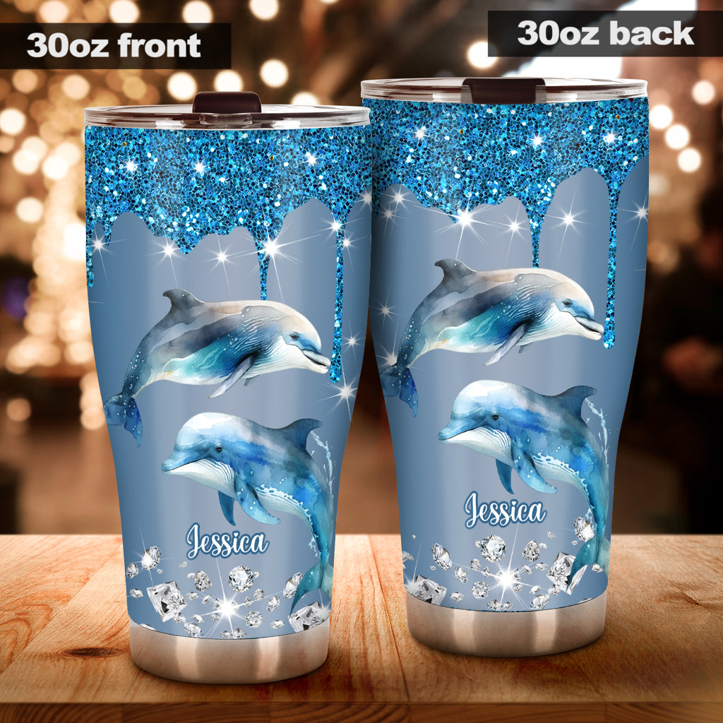 Dauphins, tortues, baleines… Cadeau idéal pour les amoureux de la mer : gobelet isotherme personnalisé