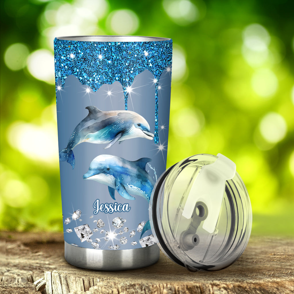 Dauphins, tortues, baleines… Cadeau idéal pour les amoureux de la mer : gobelet isotherme personnalisé