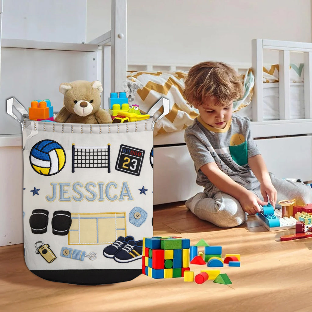 Love Volleyball - Personalized Volleyball Storage Basket