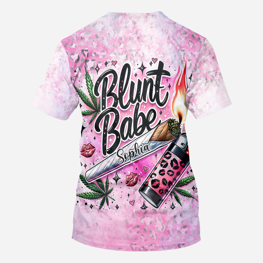 Blunt Babe - Personalized Weed All Over Shirt