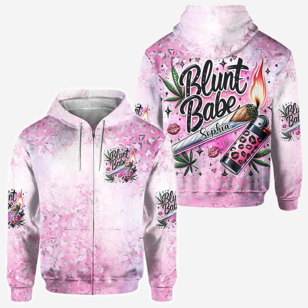Blunt Babe - Personalized Weed All Over Shirt