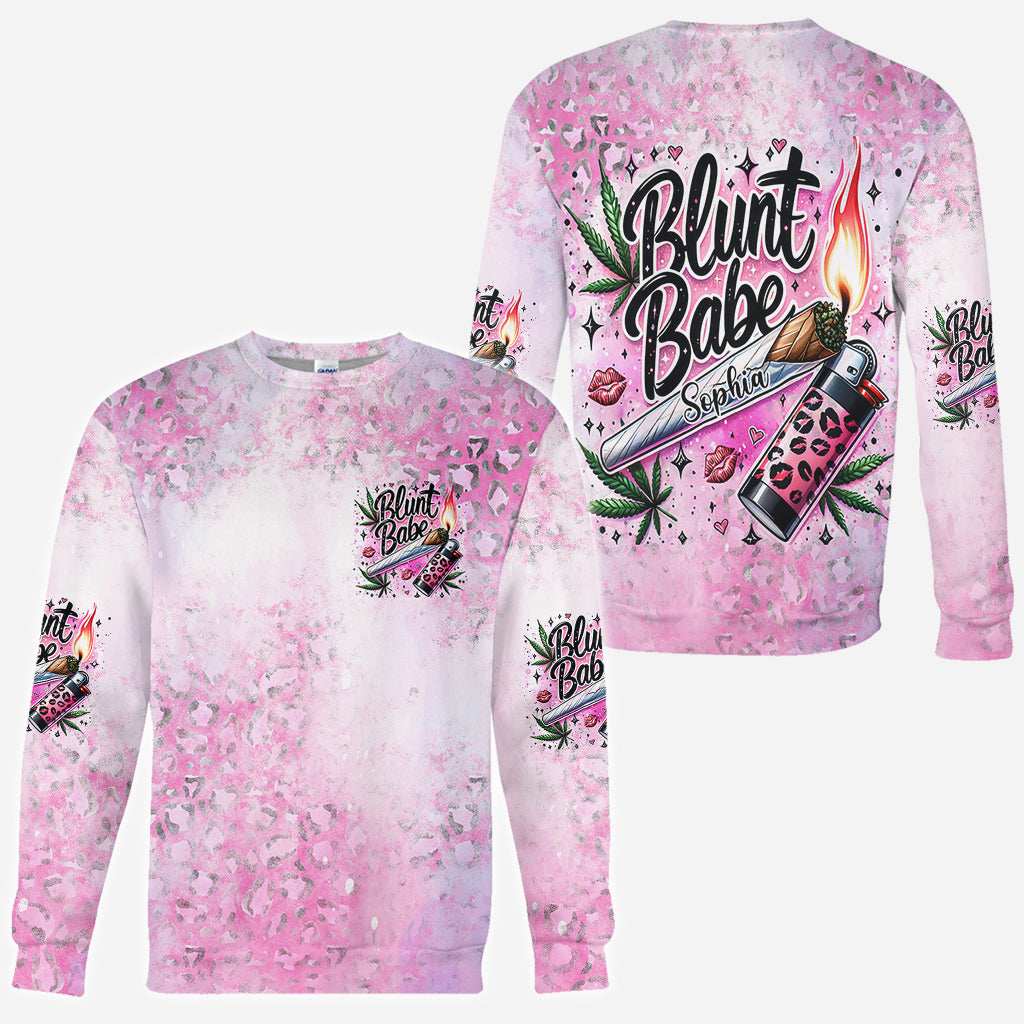 Blunt Babe - Personalized Weed All Over Shirt