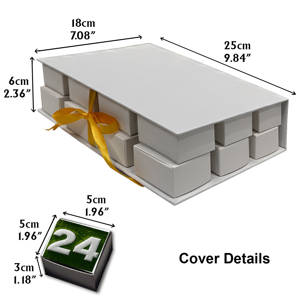 Golf Collection - Personalized Golf Folded Advent Calendar With Ornaments