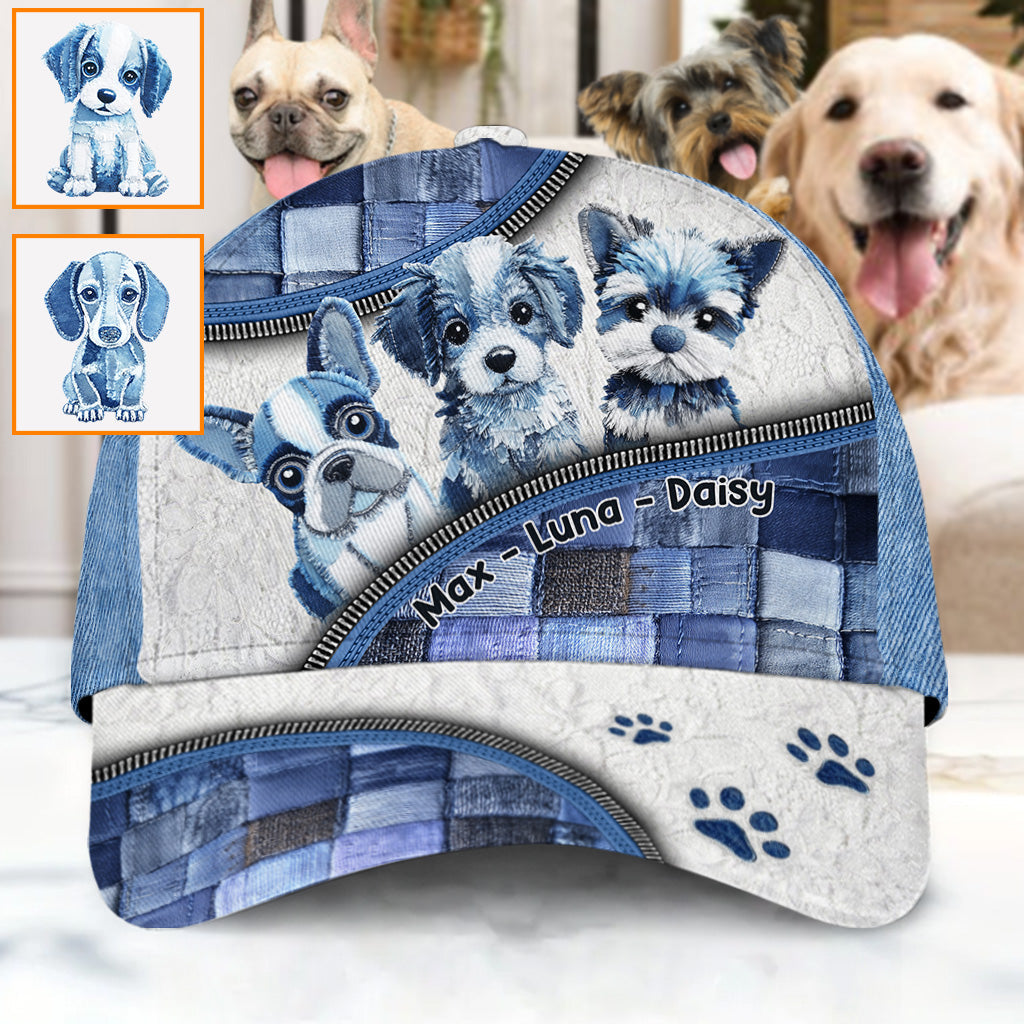 Casquette classique personnalisée pour chien mignon