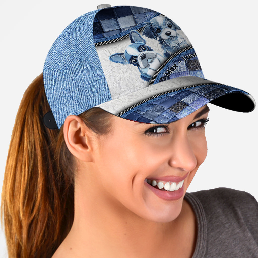 Casquette classique personnalisée pour chien mignon