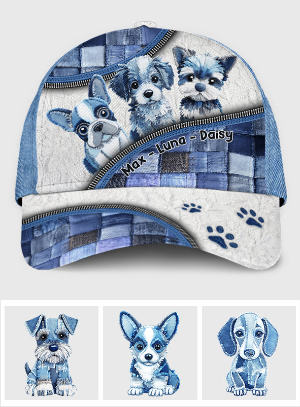 Casquette classique personnalisée pour chien mignon