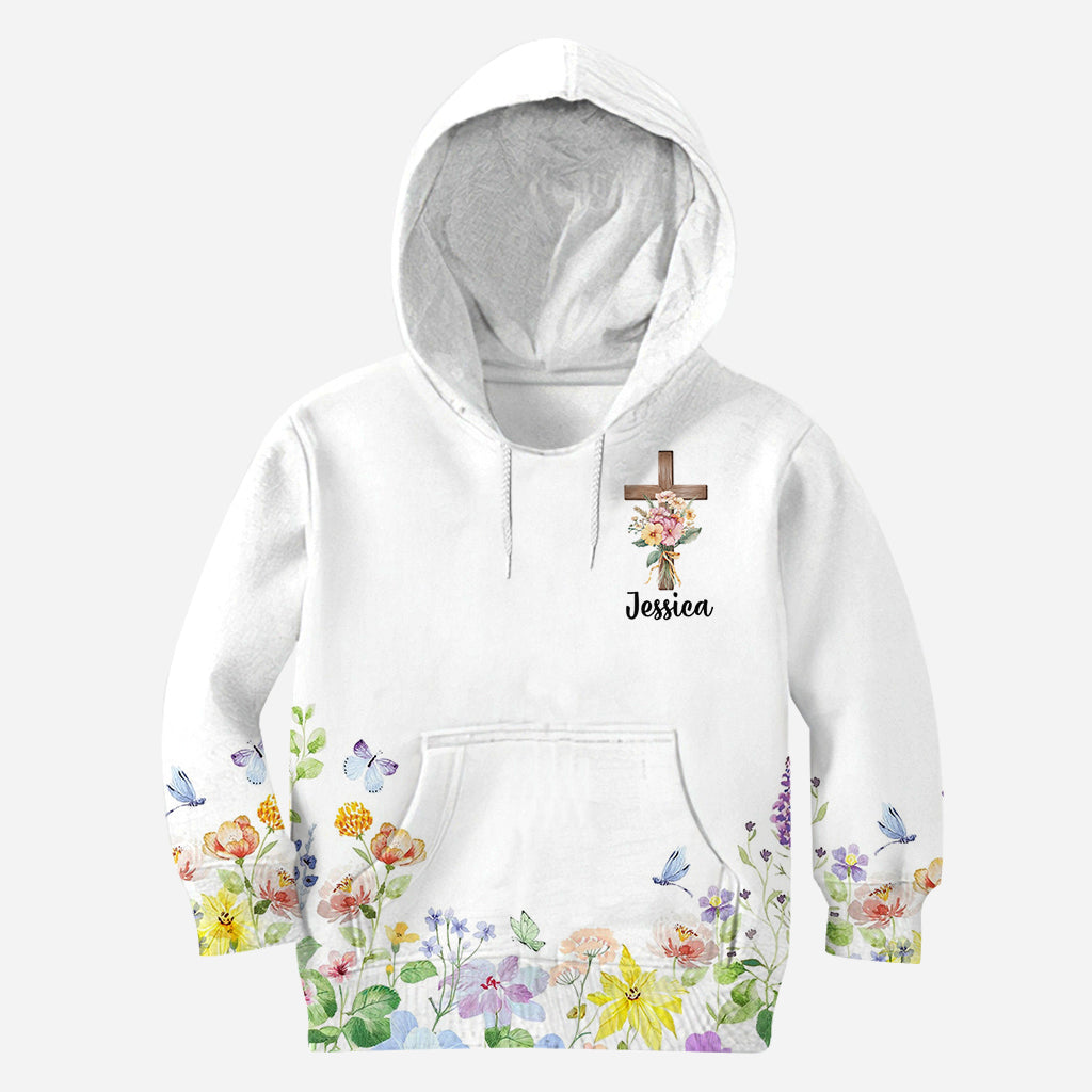 Bonjour, voici Dieu - T-shirt chrétien personnalisé intégral