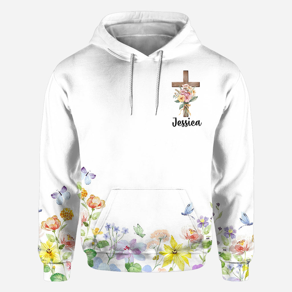 Bonjour, voici Dieu - T-shirt chrétien personnalisé intégral