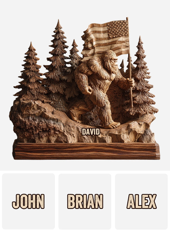 I Believe - Personalized Hiking Custom Shaped Wood Plaque