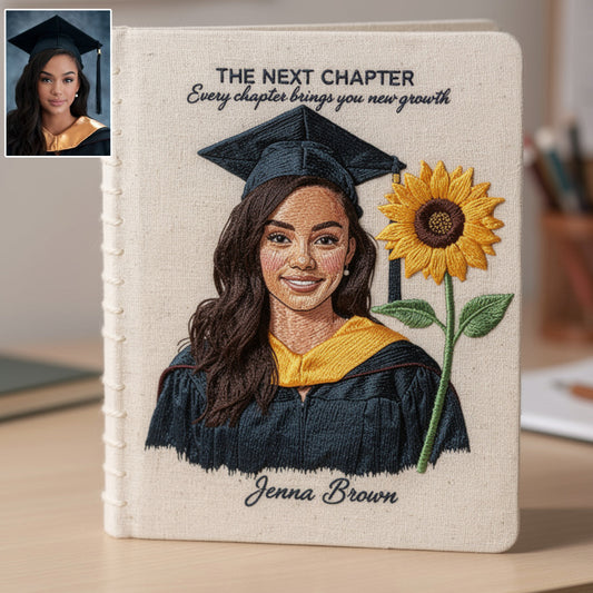 The Next Chapter Of Life - Personalized Graduation Leather Journal