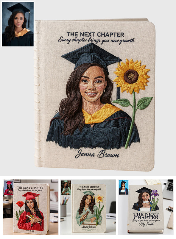 The Next Chapter Of Life - Personalized Graduation Leather Journal