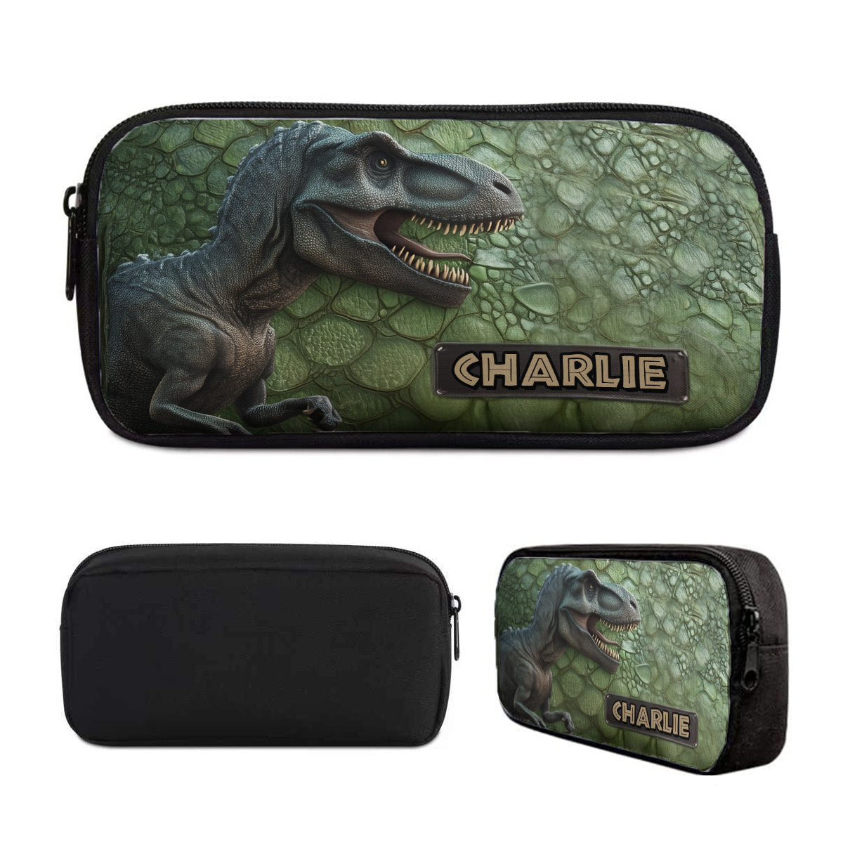 Dinosaur - Personalized Kid Backpack Lunch Bag Pencil Case Set