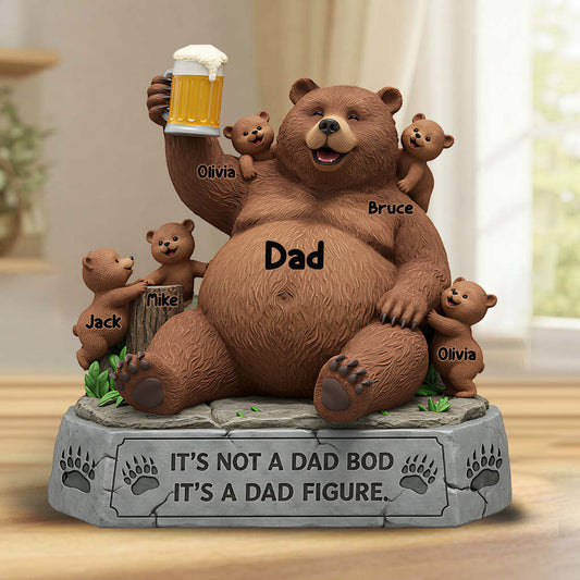 It's Not A Dad Bod - Personalized Father Custom Shaped Acrylic Plaque