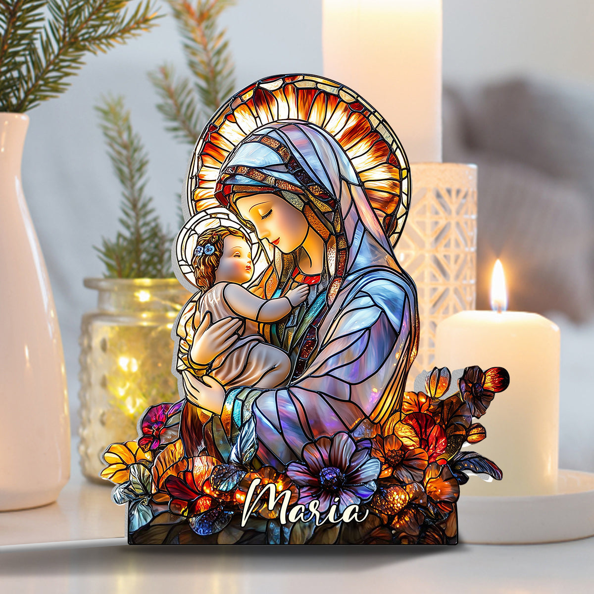 Believer - Personalized Christian Shaped Light Box