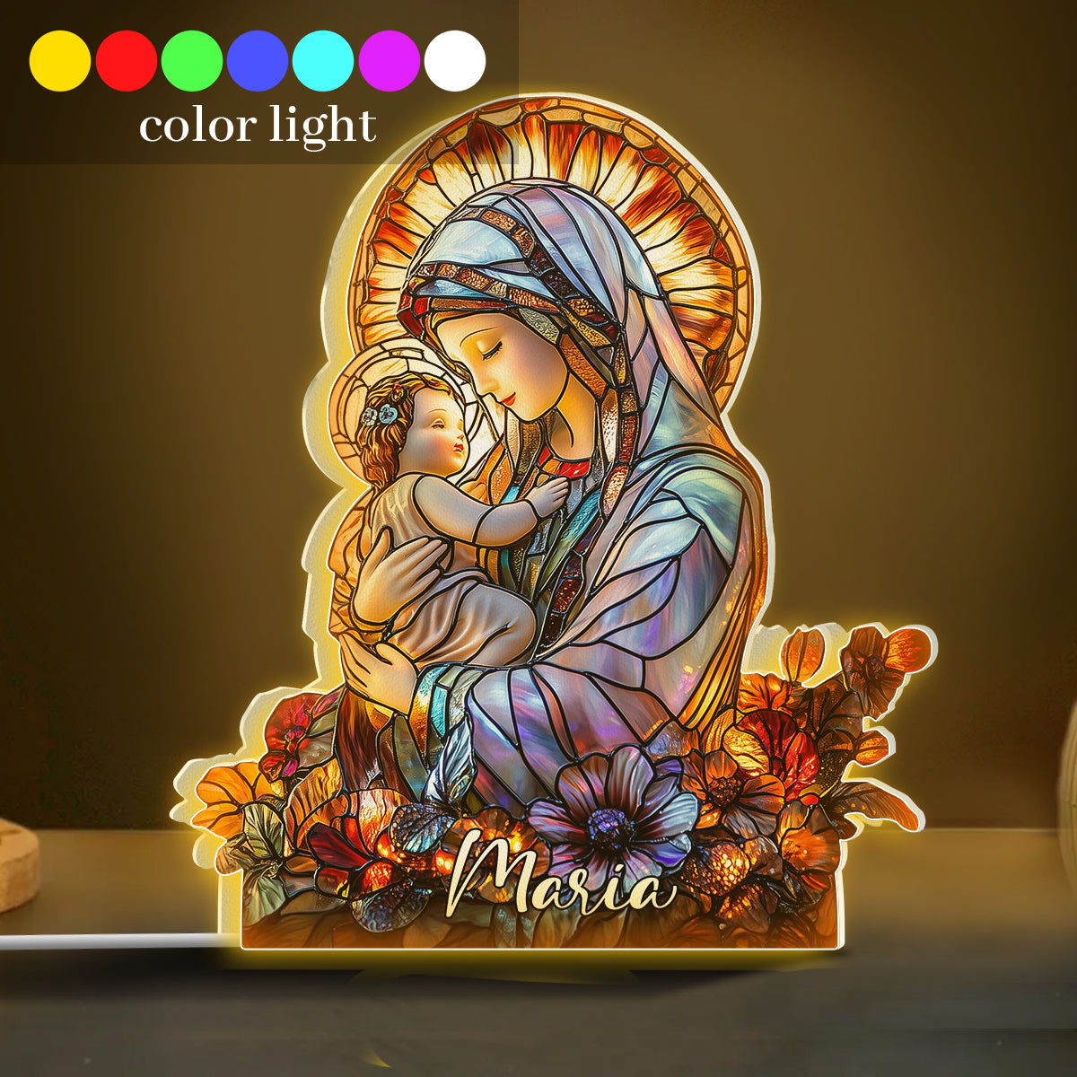 Believer - Personalized Christian Shaped Light Box