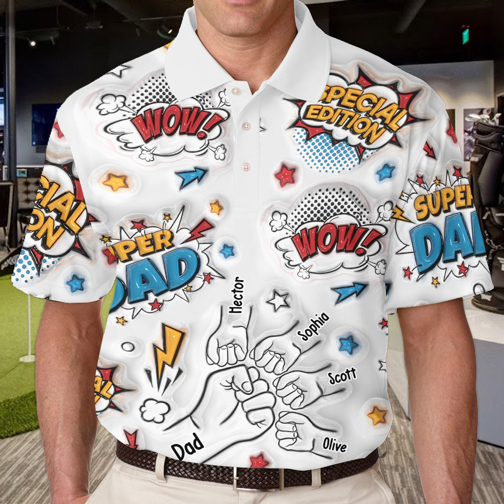 Super Papa - Polo personnalisé « Super Papa »