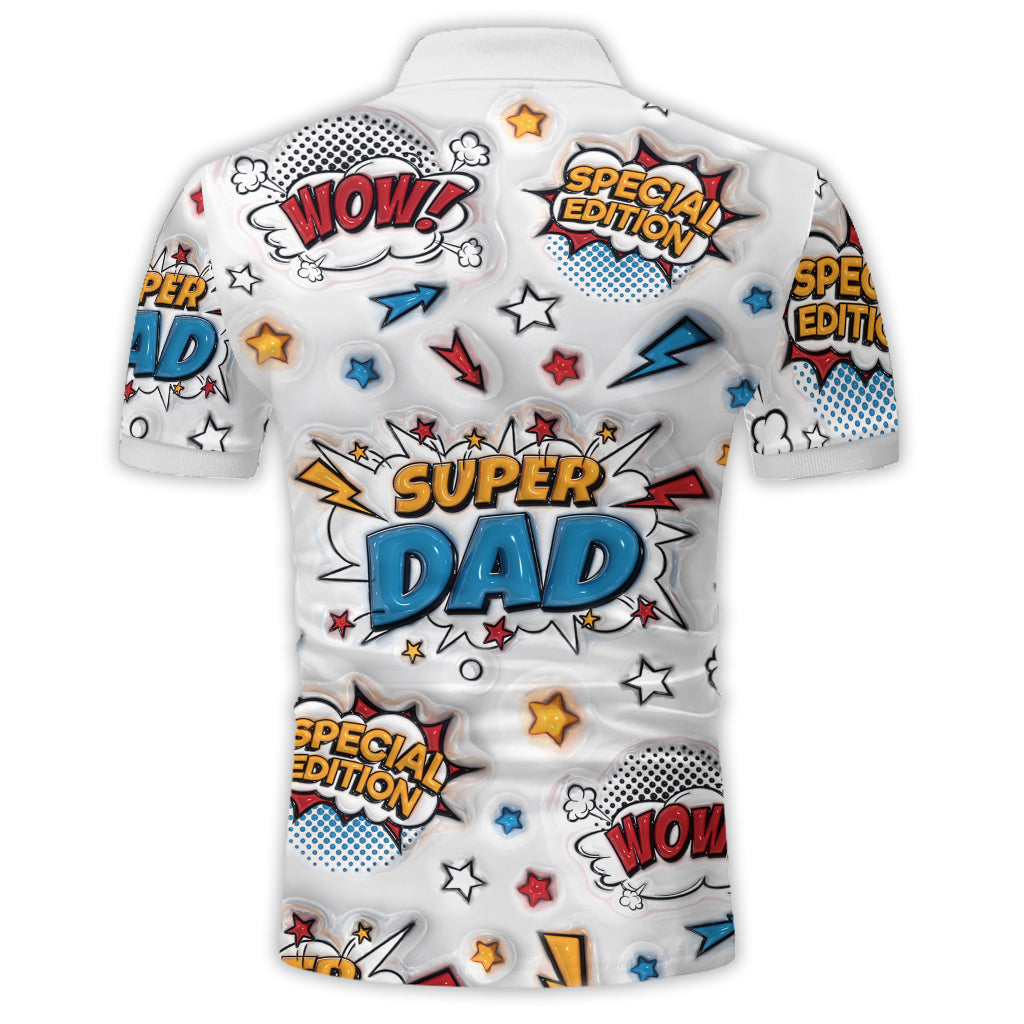 Super Papa - Polo personnalisé « Super Papa »