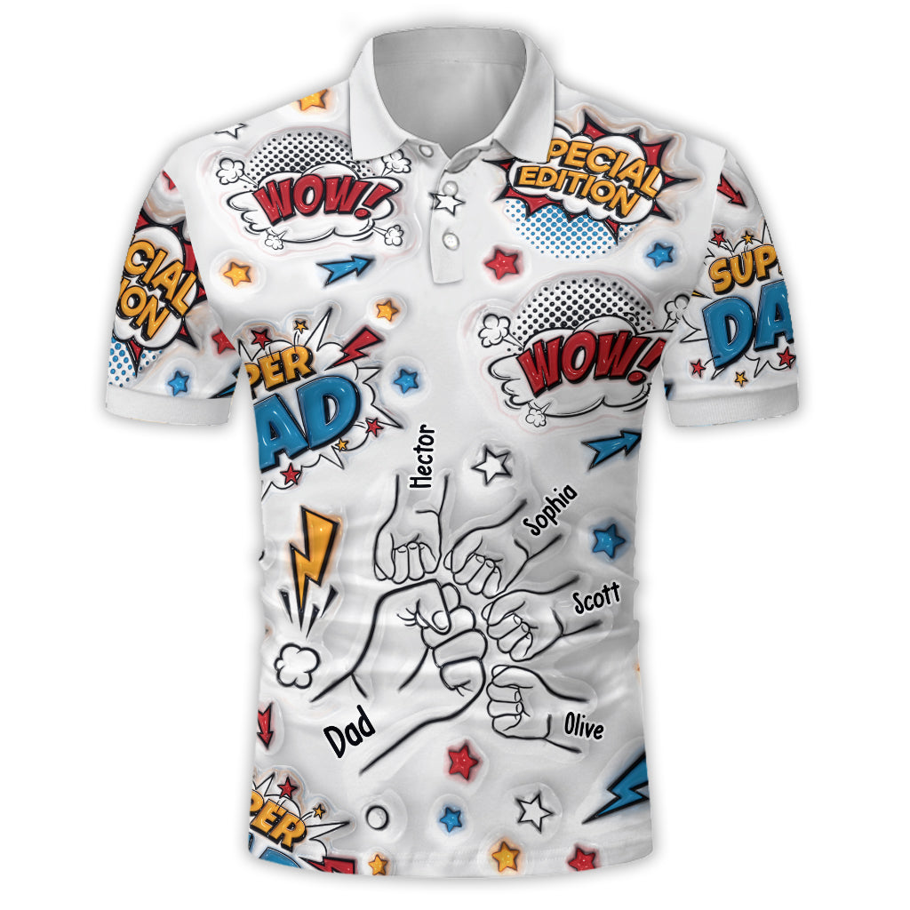 Super Papa - Polo personnalisé « Super Papa »