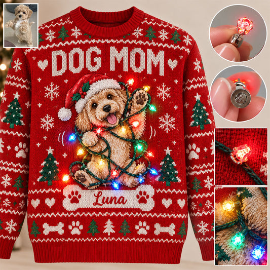 Farceur Amusant - Pull Lumineux Personnalisé pour Chien