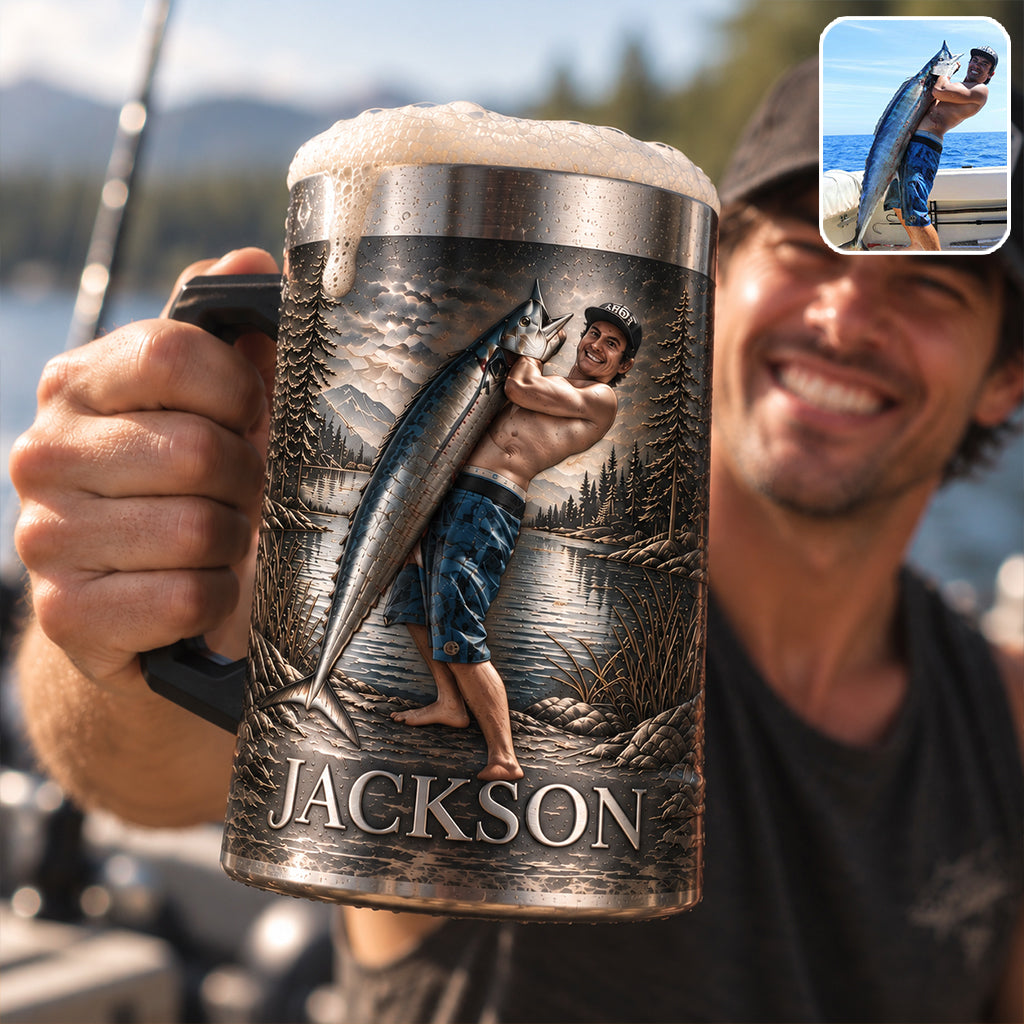 It's Always Fishing Season - Personalized Fishing Beer Stein