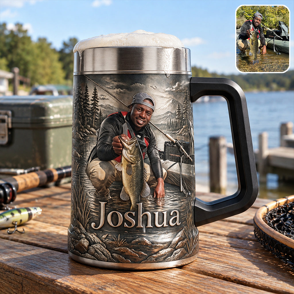 It's Always Fishing Season - Personalized Fishing Beer Stein