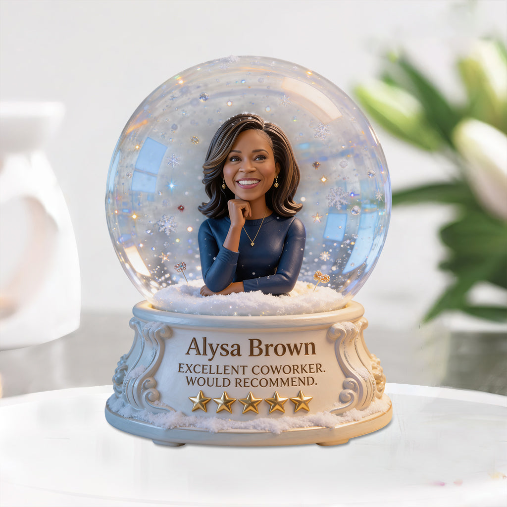 Excellent Coworker. Would Recommend. - Personalized Colleague Custom Shaped Acrylic Plaque